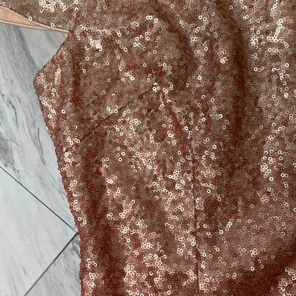 Vince Camuto Pink Ombré Sequin Cocktail - Picture 4 of 6